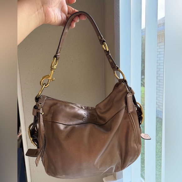 Coach Handbags - Coach Zoe Leather Hobo shoulder bag